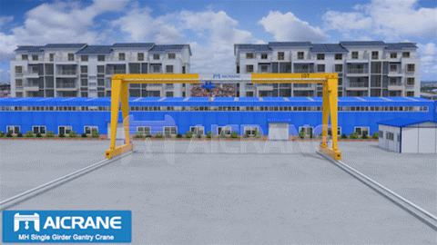 mh single girder gantry crane