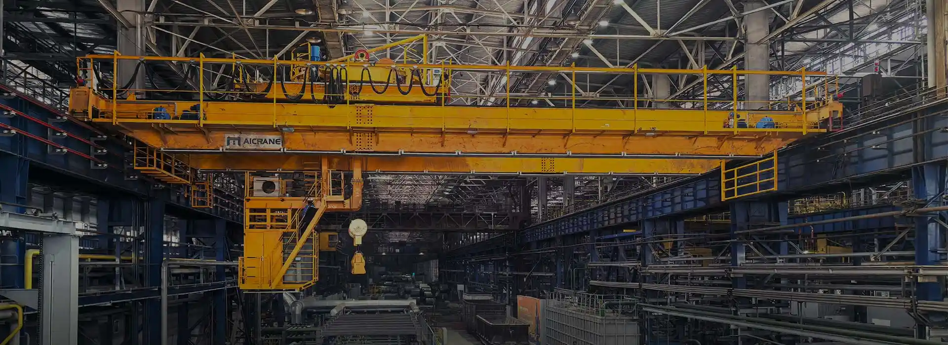 AICRANE 16t overhead crane in the steel plant