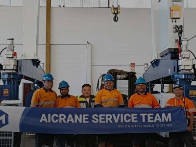 AICRANE 10T DTL Rubber Tyred Gantry Crane: Successful Commissioning in Fiji Workshop