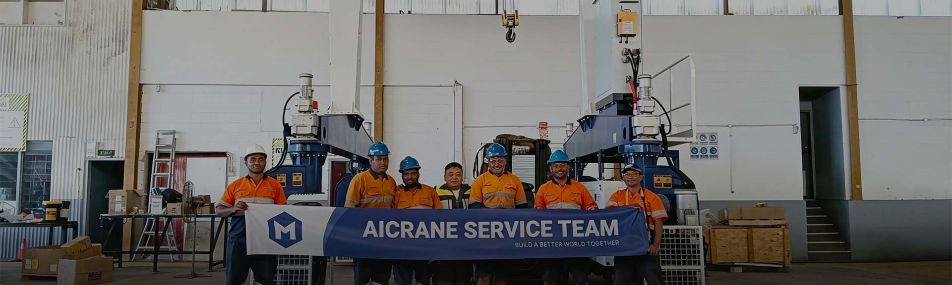 AICRANE 10T DTL Rubber Tyred Gantry Crane: Successful Commissioning in Fiji Workshop
