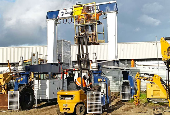 AICRANE 10T DTL Rubber Tyred Gantry Crane: Successful Commissioning in Fiji Workshop